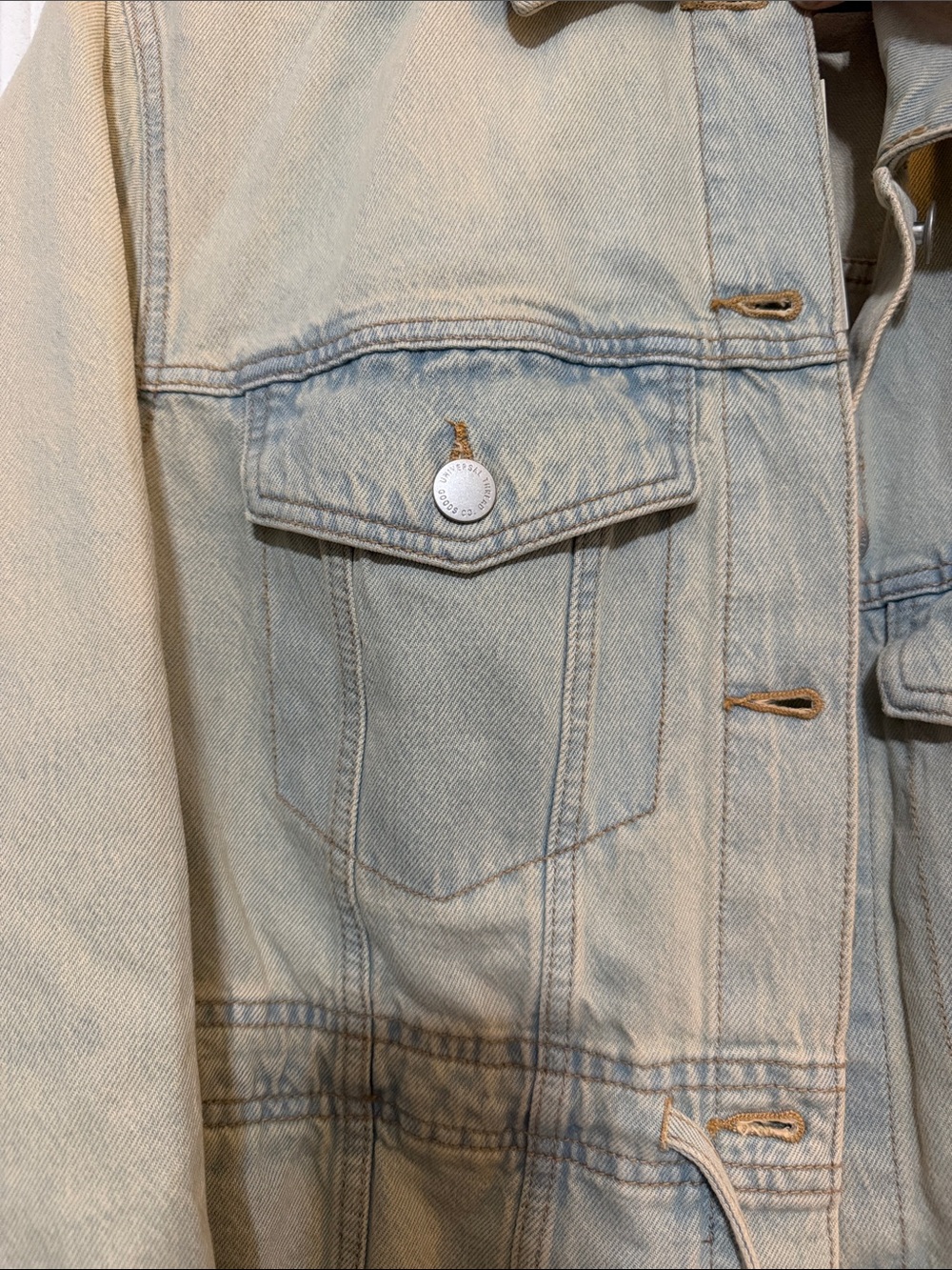 Universal Thread Light Taupe Denim Jacket - Picture 6 of 8